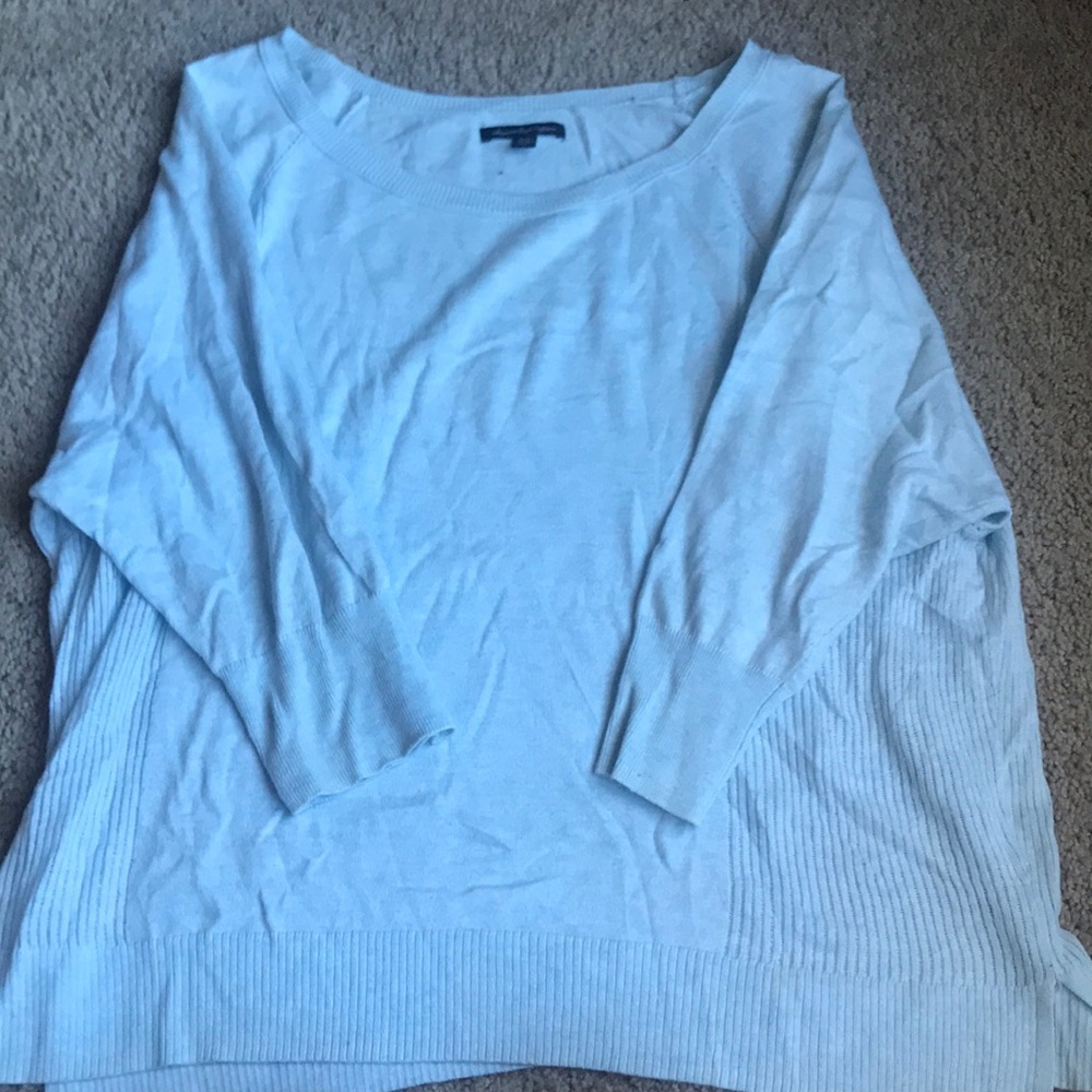 AEO light blue sweater